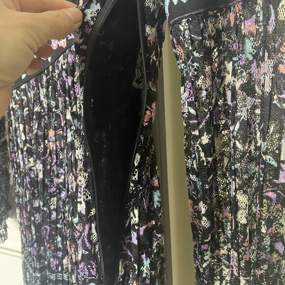 Free People Dress sz ?XS Boho Floral Lace Embroidered Cherry Blossom Min… - Picture 12 of 16